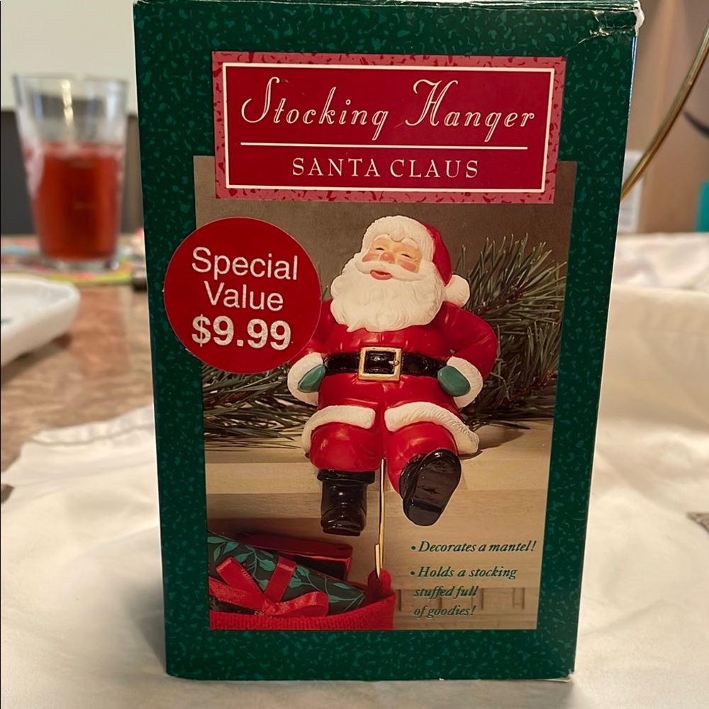 Hallmark Santa Stocking Holders Set of 3